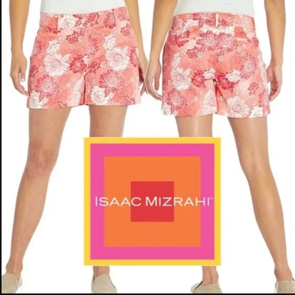 Isaac Mizrahi Pants - Isaac Mizrahi New York tailored shorts (116)